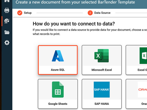Connect barcode data to a variety of formats